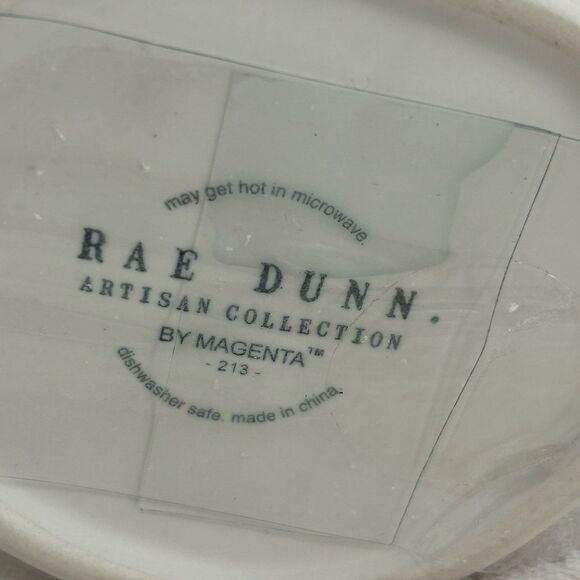 Rae Dunn Artisan Collection by Magenta “ HOME” Embossed Ceramic Mug /Lid. NEW - Picture 7 of 10
